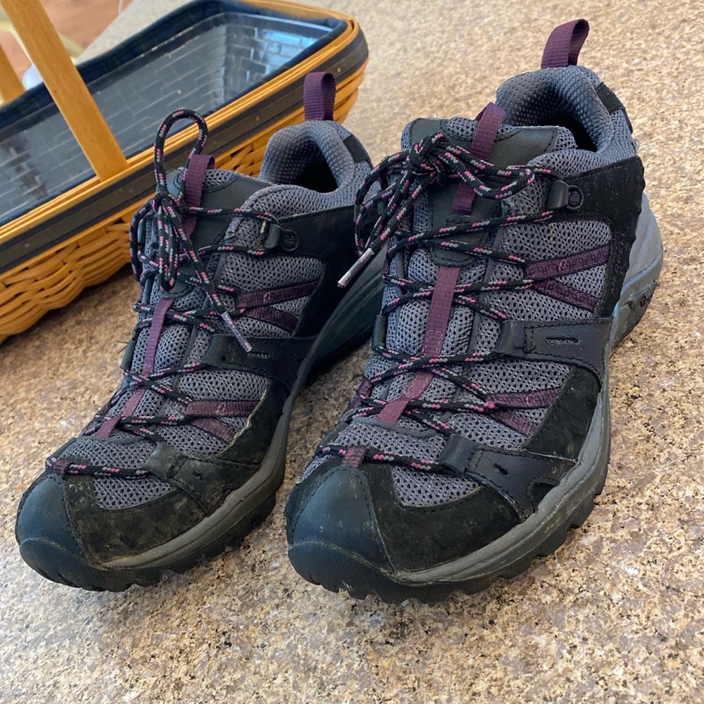 Merrell Siren Sport Hiking Sneakers With Vibram Soles Purple Black 10 J48872